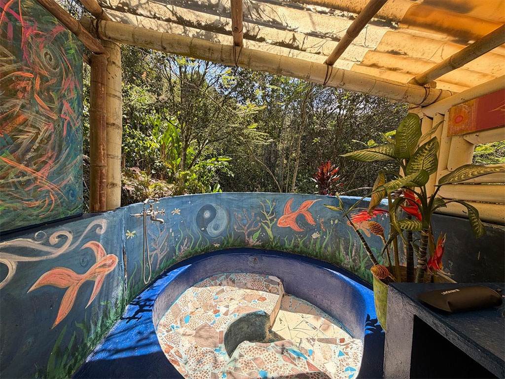 Pileta natural al aire libre